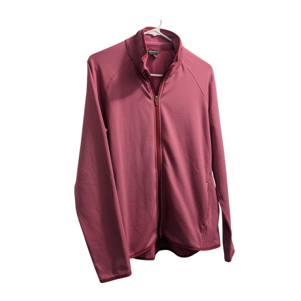Eddie Bauer Pink Zip-Up Jacket M